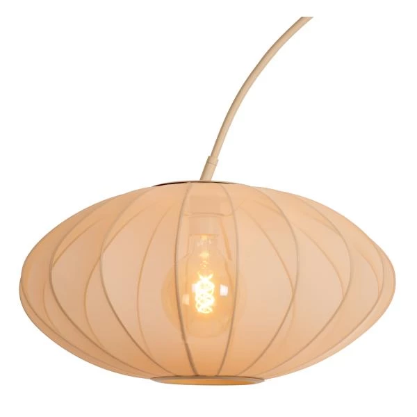 Lucide CORINA - Lampadaire arceau - 1xE27 - Crème - détail 1